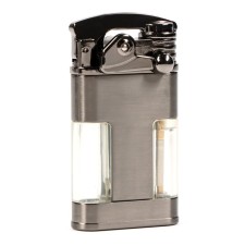 Gas lighter, piezo, with backlight