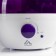 Air humidifier Luazon LHU-02, "New Year", ultrasound, 2.4 l, 25 watts, white-violet