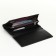 Women's wallet on magnets, black color