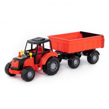 Tractor "Master", with trailer No. 1, Mix color-3