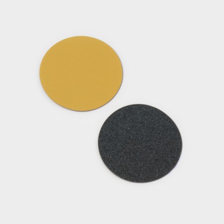 Frone file for a disk, abrasiveness 240, d2.5 cm, packing 50 pcs, black color-7