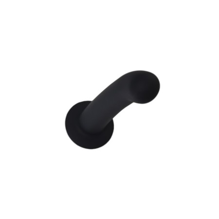 Anal phallimitator A-Toys Rocus, silicone, black color, 15 cm-2