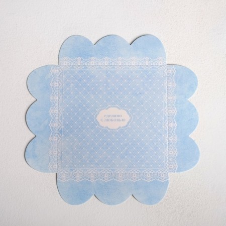Bearbox, confectionery packaging with PVC lid, “made with love”, 10.5 x 10.5 x 3 cm-2