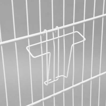 Pocket a5 on a grid, white color-2
