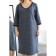 Women's dress, size 54, blue color