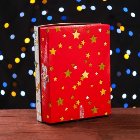 Gift box "New Year's decor", 23.5 x 6.5 x 18.7 cm 7063729-1
