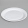 Disposable plate "white" laminated, cardboard, 23 cm