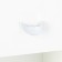 Bathroom penalty room narrow "Vega 16" white, 200 cm x 20 cm x 20 cm