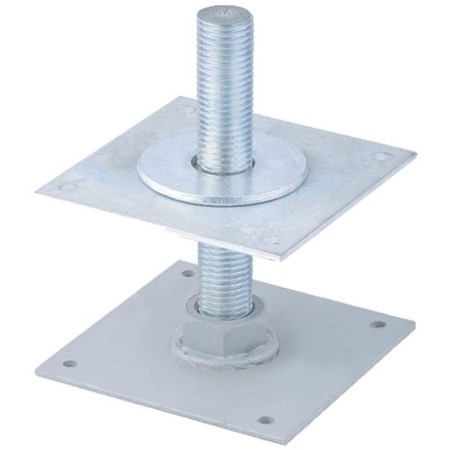 Anker Sibrstekh, adjustable in height, galvanized, M20x200x100 mm