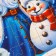 Puzzle Magnetic Wooden "Santa Claus"