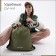 Bag for screed shoes, outer pocket, textura, khaki color