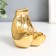 Souvenir Ceramics "Bueau of bananas" gold 8x7.5x7.5 cm