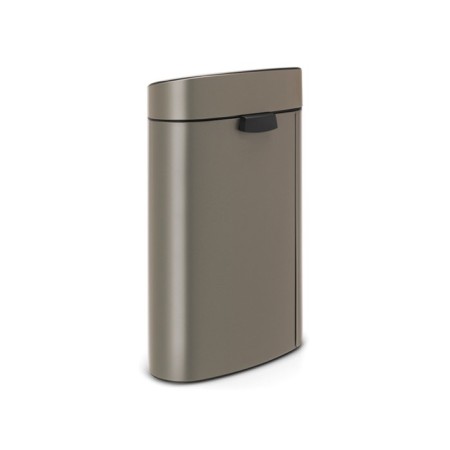 Garbage bucket Brabantia Touch Bin New, Platinum color, 40 liters-2