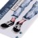 Postcard "Walk in life confident!" Handmade, sneakers, 11.5x17 cm