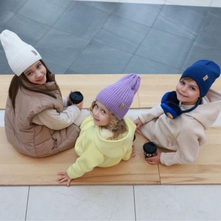 Худи детское MINAKU: Basic Line KIDS цвет бежевый, рост 110-5