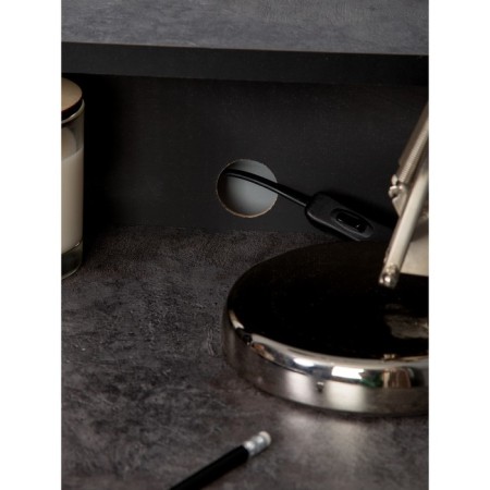 Universal Tokyo table, 780 × 504 × 900 mm, color cement dark prayer / black edge-4