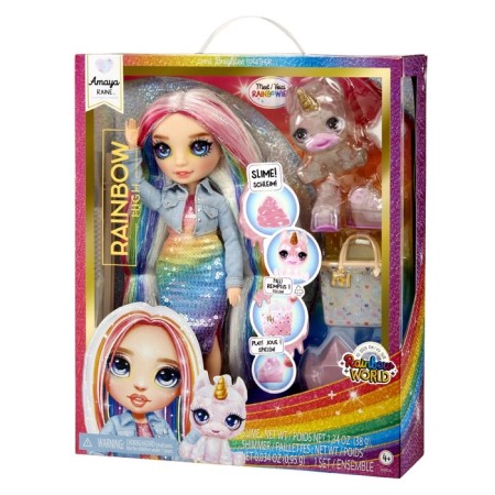 Doll "Amaya Rhine", Rainbow High, with accessories, 28 cm-7