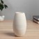 VAZA Ceramics Table "Elliot" Barrel, D-5 cm, 14x8 cm, white