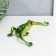 Souvenir Polystone varnish "Green Lizard" 7.5x13.5x22 cm