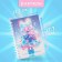 Notebook Gift Book on the comb 80l, line, color block, cover. 3D anime (17.7x13.7cm) 10539
