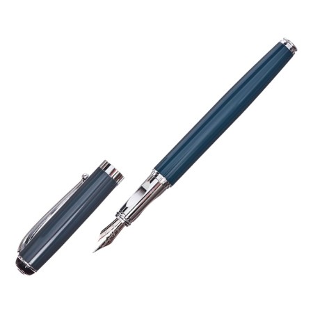 Gift feature pen in the leatherette case Classic Classic Green/Silver-2