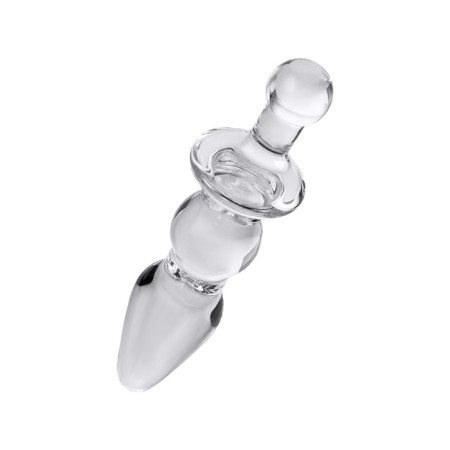 Sexus Glass anal plug, glass, transparent, 17 cm, d = 3.5 cm-1