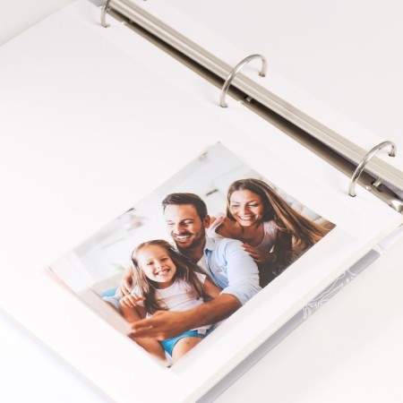 Photo album on 50 magnetic sheets 23x28 cm, on the rings "Sensual Wedding 1"-3