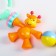 Stretching to a stroller/crib "giraffes", 3 toys, color mix, crush me