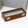 Casket wood for clock 6 "Brown" departments 8x31x11 cm