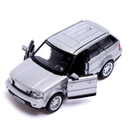 Metal machine Land Rover Range Rover Sport, 1: 32, Doors, Inertia, Gray Color Open-2