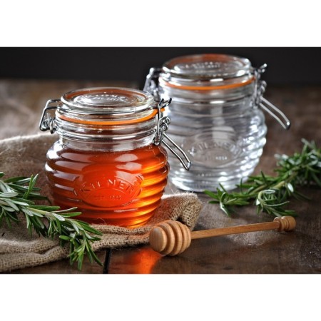 Bank with a spoon for honey Kilner-6