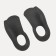 Half-slopes for shoes, c-r, 15 × 6 cm, steam, black color
