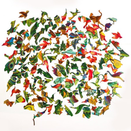 Figure puzzle "Royal peacock"-1