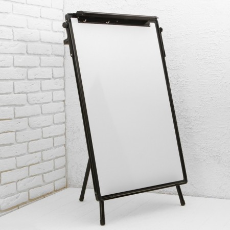Flipchart (magnetic marker board) is adjustable in height, board size 90 × 60 cm-1