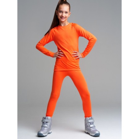 Thermal complex for girls: trousers, sweatshirt, height 146 cm