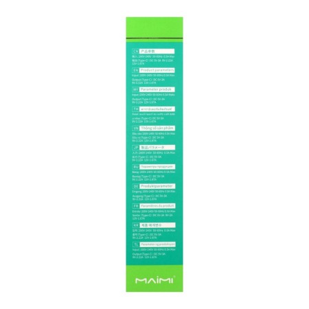 Network charger MAIMI C106, Type-C, 3 A, 20 W, PD, White-6