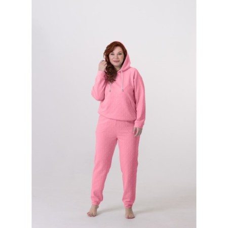 Female suit, size 54, pink color-4