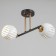 Chandelier N4537/2 BK+FGD black/gold 2x60W E27 38x36x23.5cm