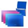 Folder-carte, 12 departments, 700 μm, Erichkrause "Diagonal Vivid", elastic band, embossing, mix