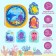 Bath toys "Underwater World" Book and finger theater, Baby Me