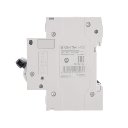 The circuit breaker SE City9 SET, B, 63 A, 2P, 4.5 KA, 230 V-4