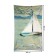 Decorative panel with photo printing "Stable sailboat", vertical, size 100x150 cm