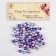 Beads for creativity Plastic "Purple purple" set 20 g, d = 0.8 cm, mix