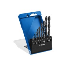 Set of drill on metal bison, steel P6M5, cylindrical shank, 1-10 mm, 10 pcs, class in 960029