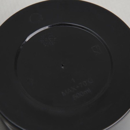 Container plastic disposable “Suditsa”, 500 ml, 11.2 cm, black color-2