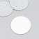 Decor "Snow Com" silver foam glitter 5 cm (set 5 pcs)