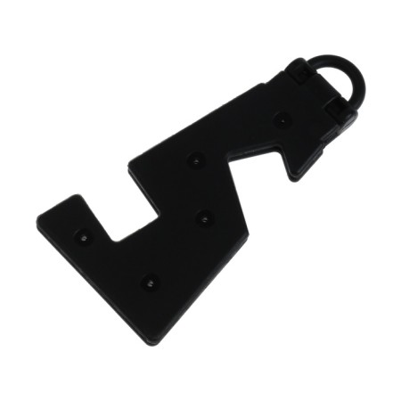 Luazon phone stand, keychain, folding, black-6