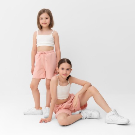 Shorts for children's minku beige color, height 116 cm-6