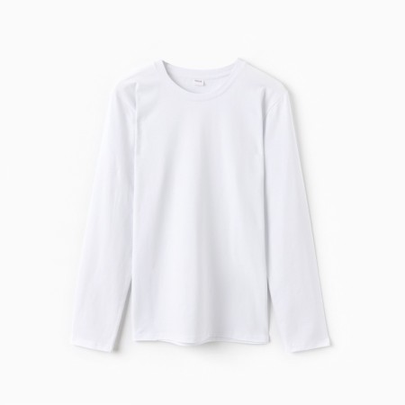 Jumper (Longsliv) Male Minaku: Basic Line Man Color White, size 48-5