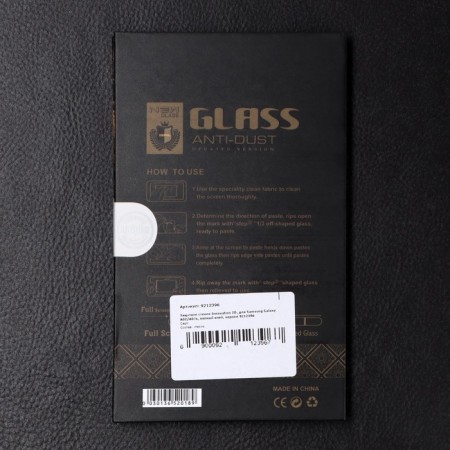 Protective glass Innovation 2D, for Samsung Galaxy A02/A02S, full glue, black-1